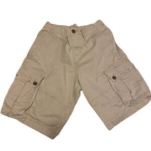 American Eagle Cargo Shorts Men 30 Tan Brown Khaki Retro VTG Y2K Adult FLEX EUC
